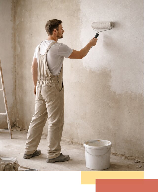Грунтовка стен под отделку в Прокопьевске профессиональным раствором