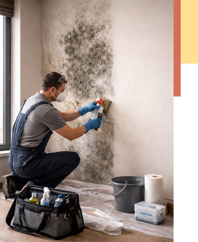 Удаление плесени со стен в Прокопьевске от 2222 руб. — быстро и недорого | ОТДЕЛОЧНИК-Прк