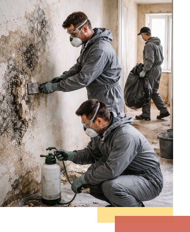 Удаление плесени со стен профессионально в Прокопьевске