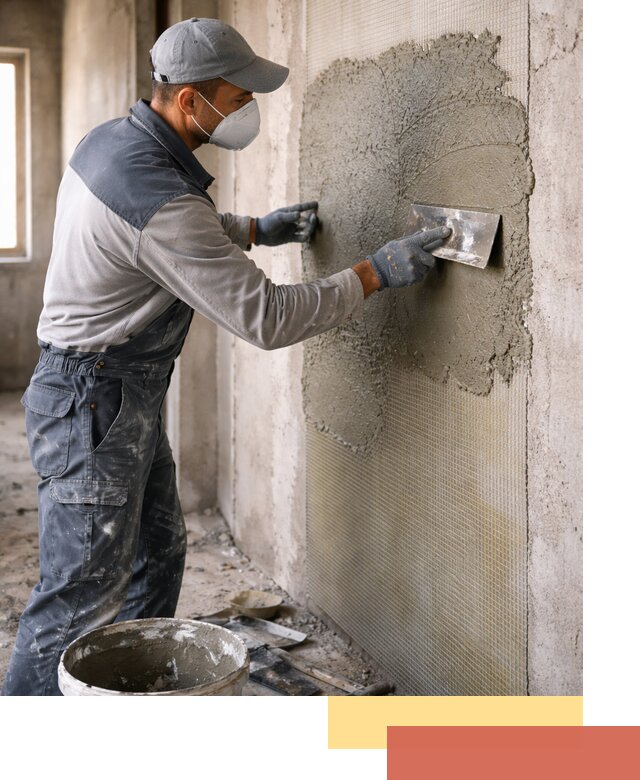 Штукатурка стен по сетке в Прокопьевске под ключ качественно и быстро