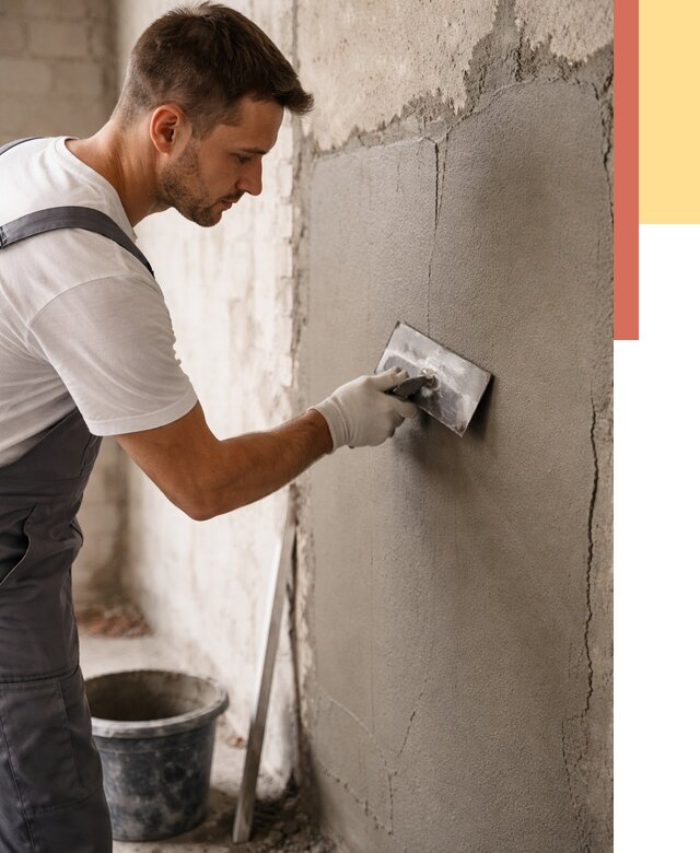 Штукатурка стен под плитку в Прокопьевске от 4342 руб./м2 — выравнивание под плитку | ОТДЕЛОЧНИК-Прк