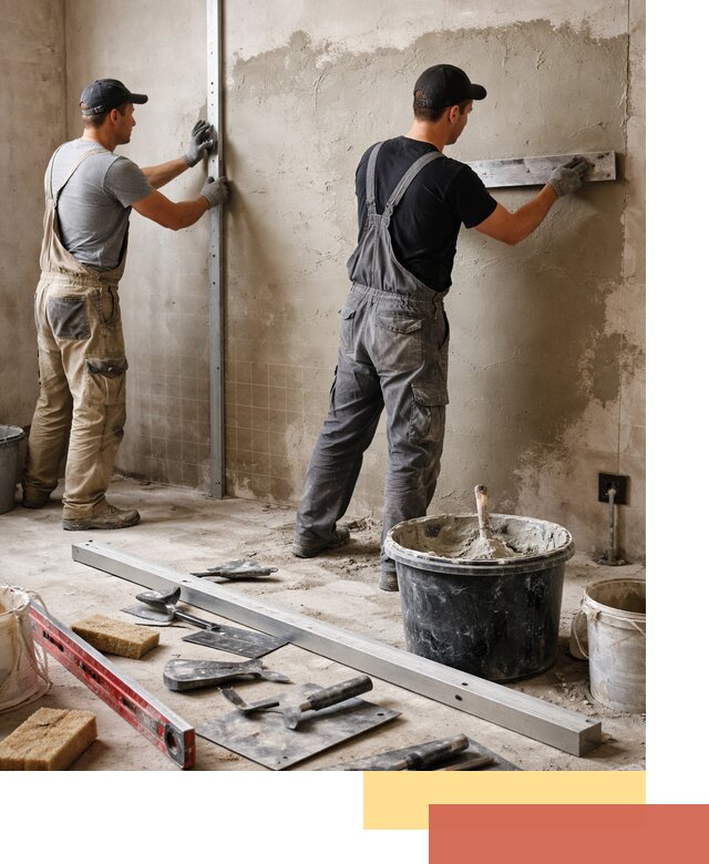 Профессиональная штукатурка стен под плитку в Прокопьевске