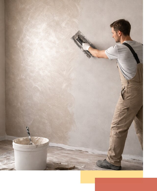 Декоративная штукатурка «Мокрый шелк» под ключ в Прокопьевске