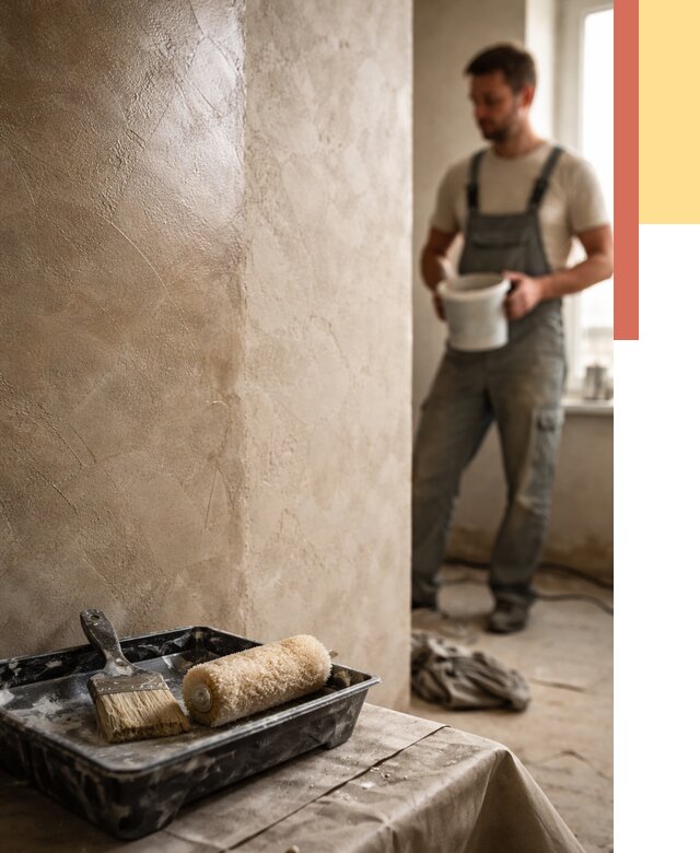 Нанесение воска на штукатурку в Прокопьевске от 3618 руб. | Услуги ОТДЕЛОЧНИК-Прк