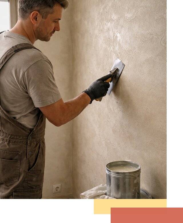 Нанесение воска на штукатурку в Прокопьевске для защиты и блеска