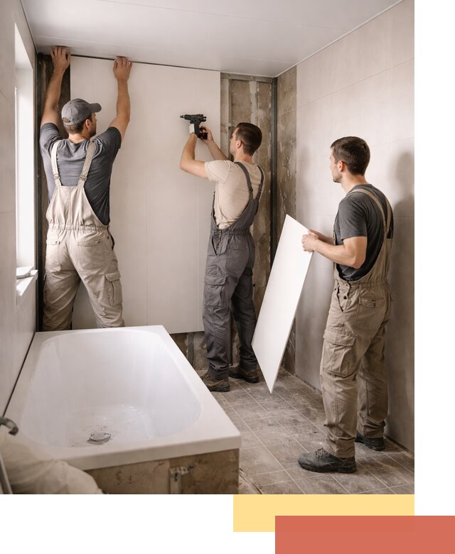 Отделка ванной панели ПВХ профессионально в Прокопьевске