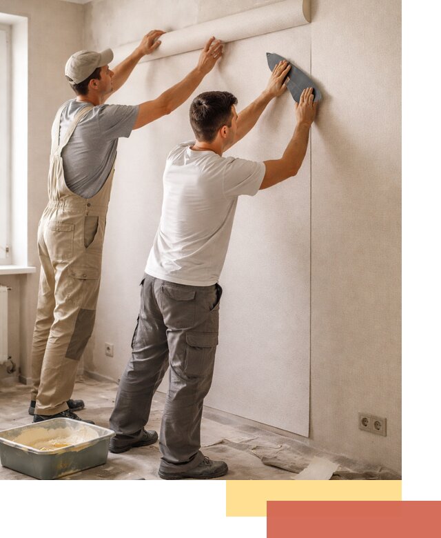 Поклейка виниловых обоев в Прокопьевске профессионально и качественно