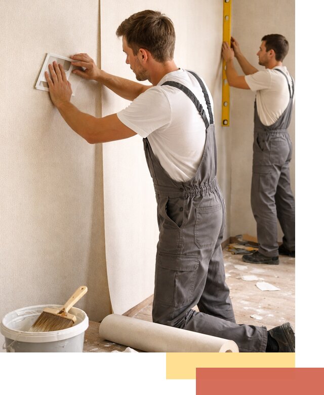 Поклейка бумажных обоев в Прокопьевске качественно и недорого