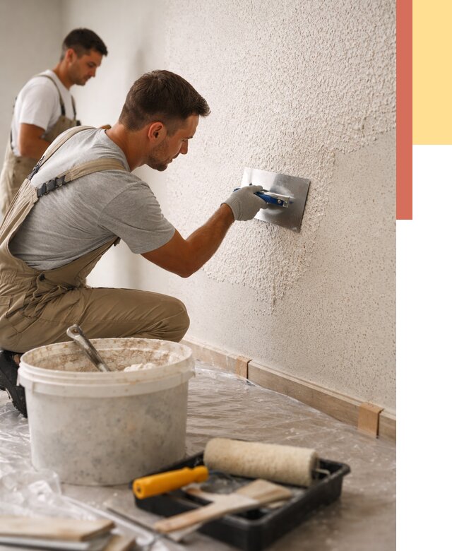 Нанесение жидких обоев в Прокопьевске от 7753 руб./м2 — быстро и недорого | ОТДЕЛОЧНИК-Прк