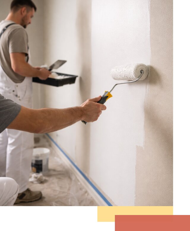 Покраска стен акриловой краской профессионально в Прокопьевске