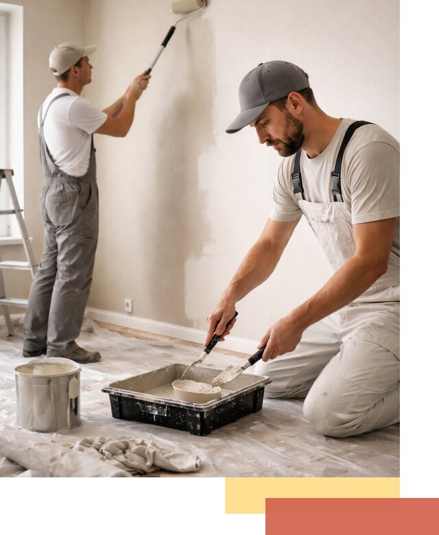 Покраска стен в квартире в Прокопьевске — профессионально и аккуратно