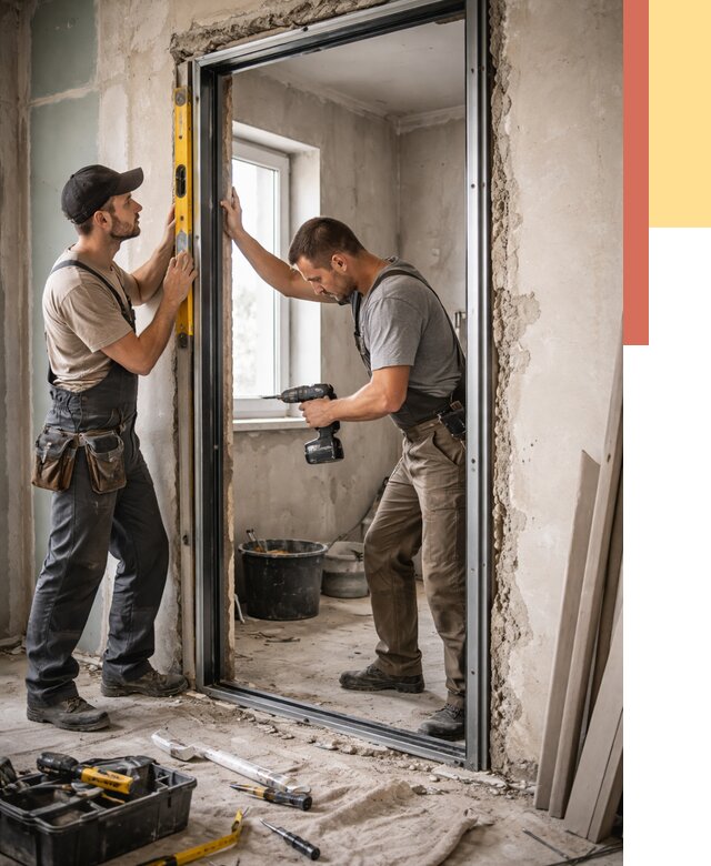 Закладка дверного проема в Прокопьевске от 3618 руб. — быстро и недорого | ОТДЕЛОЧНИК-Прк