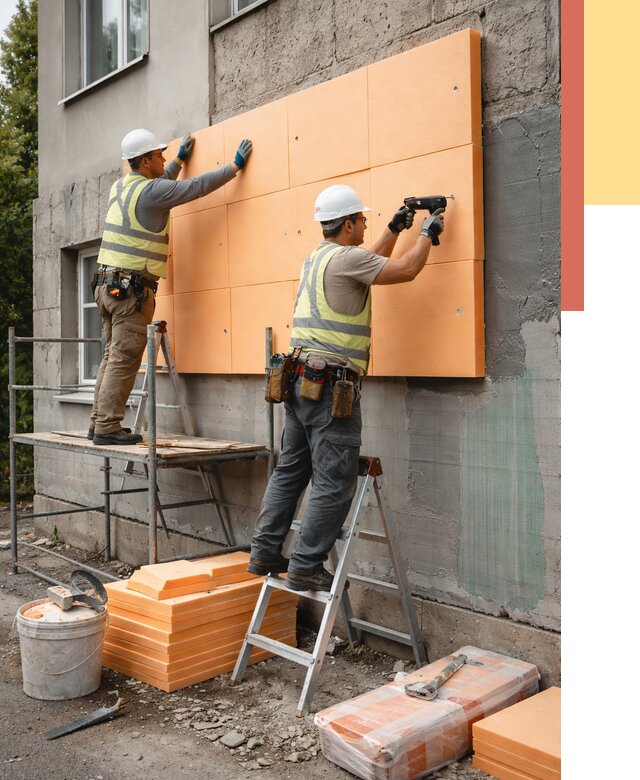 Утепление стен пеноплексом в Прокопьевске от 1912 руб./м2 — быстро и недорого | ОТДЕЛОЧНИК-Прк