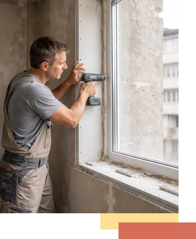 Монтаж гипсокартонных откосов в Прокопьевске под ключ