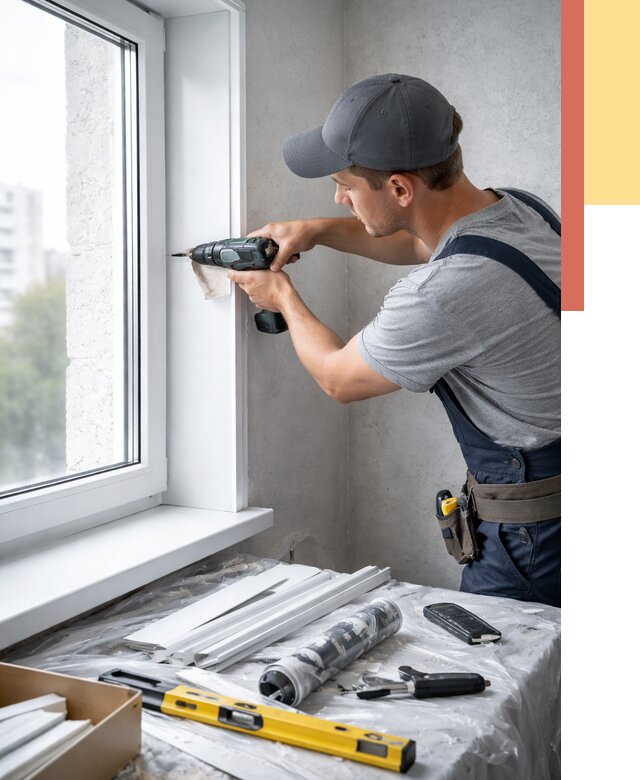 Установка пластиковых откосов в Прокопьевске от 2326 руб. | ОТДЕЛОЧНИК-Прк монтаж, быстро и недорого