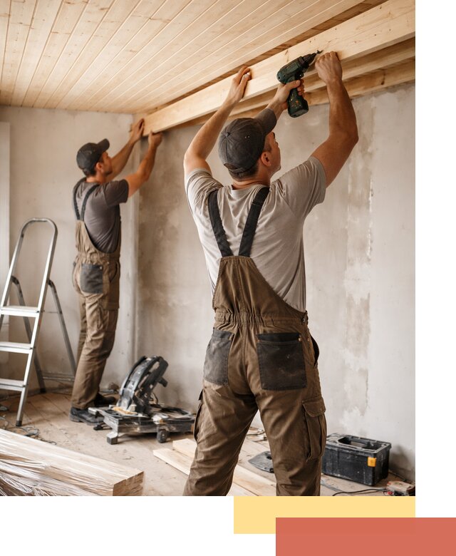 Монтаж потолка из вагонки в Прокопьевске профессионально и аккуратно