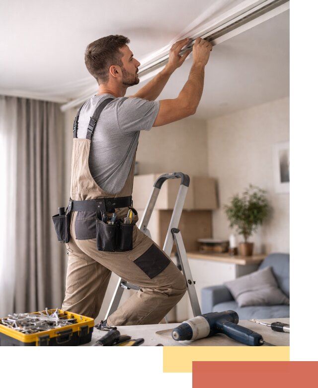 Ремонт натяжных потолков в Прокопьевске — качественно и оперативно