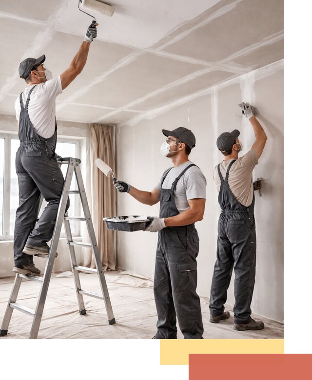 Покраска потолка из гипсокартона в Прокопьевске качественно и недорого