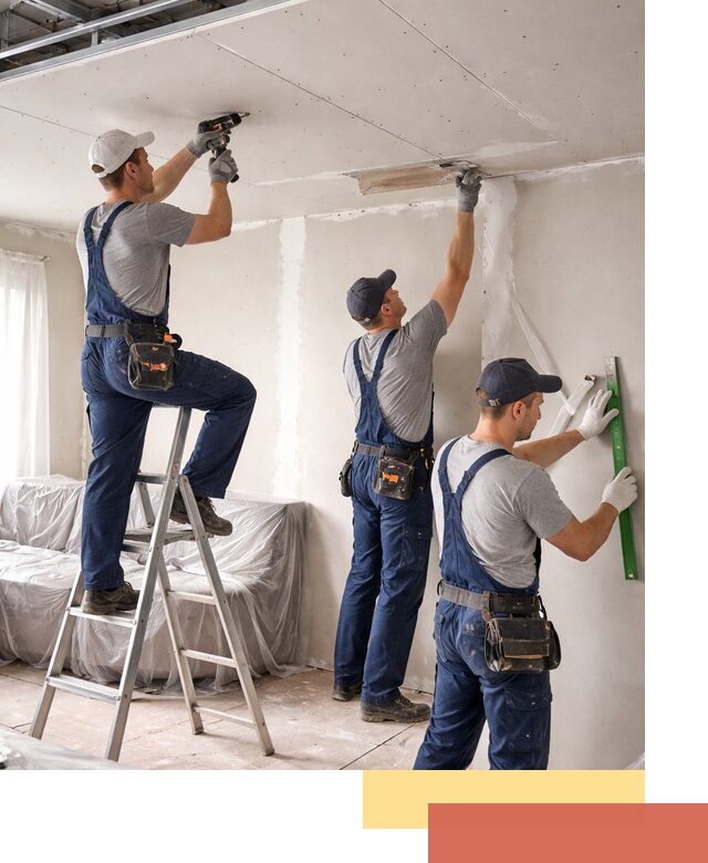 Профессиональная отделка потолка в Прокопьевске быстро и качественно