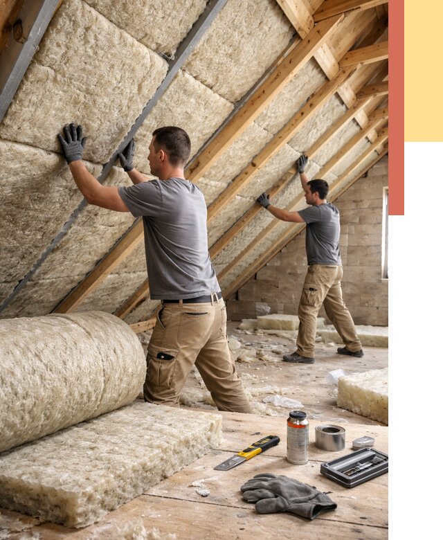 Утепление потолка минватой в Прокопьевске от 1499 руб. — быстро и недорого | ОТДЕЛОЧНИК-Прк