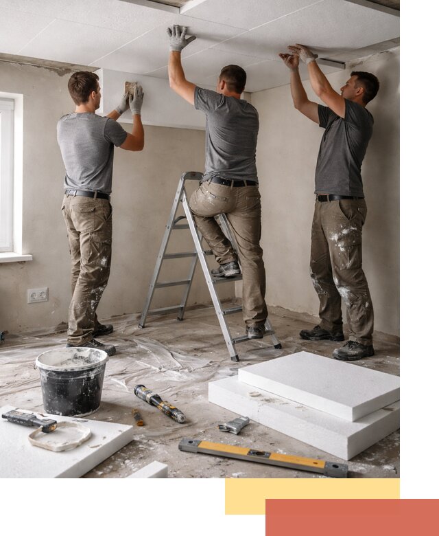 Утепление потолка пенопластом в Прокопьевске быстро и качественно