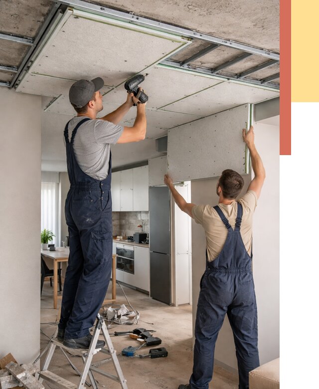 Шумоизоляция потолка панелями зипс в Прокопьевске от 1912 руб. под ключ | ОТДЕЛОЧНИК-Прк